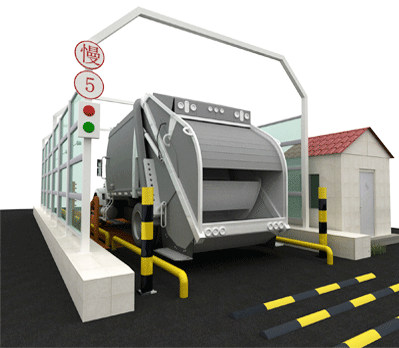 垃圾車(chē)洗車(chē)機(jī)